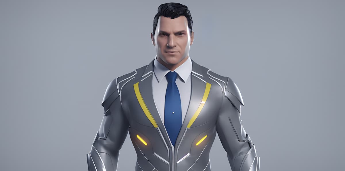 Leadership transformationnel Businessman superheros