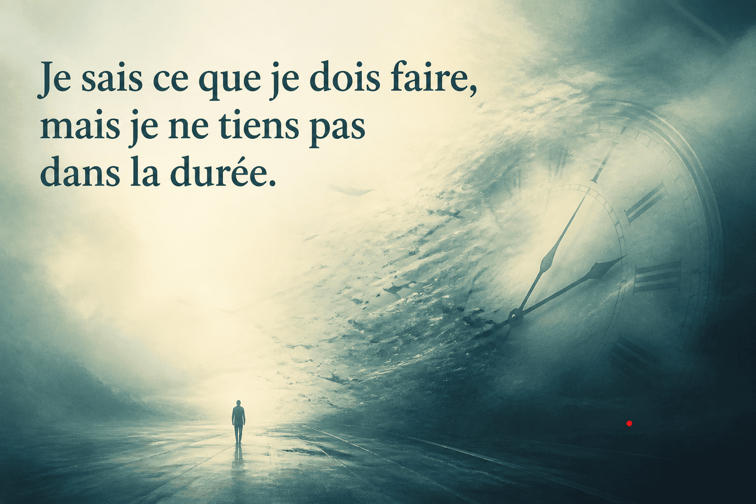 Je sais ce que je dois faire, mais je ne tiens pas dans la durée 1 Je sais ce que je dois faire, mais je ne tiens pas dans la durée